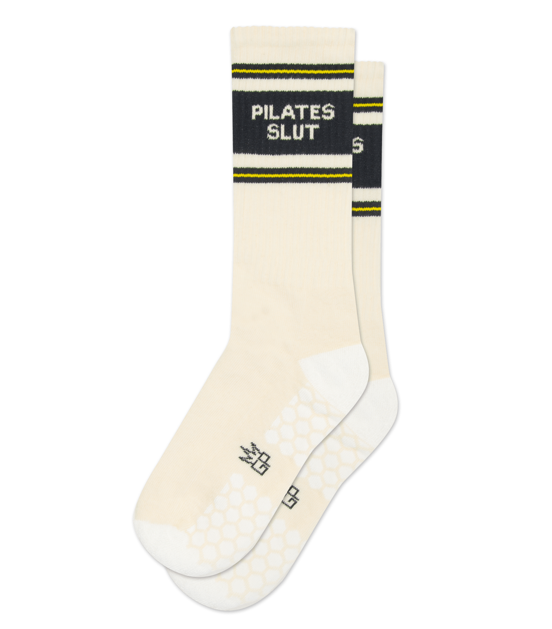 Pilates Slut Grip Socks – Funny Novelty Grippy Socks by Gumball