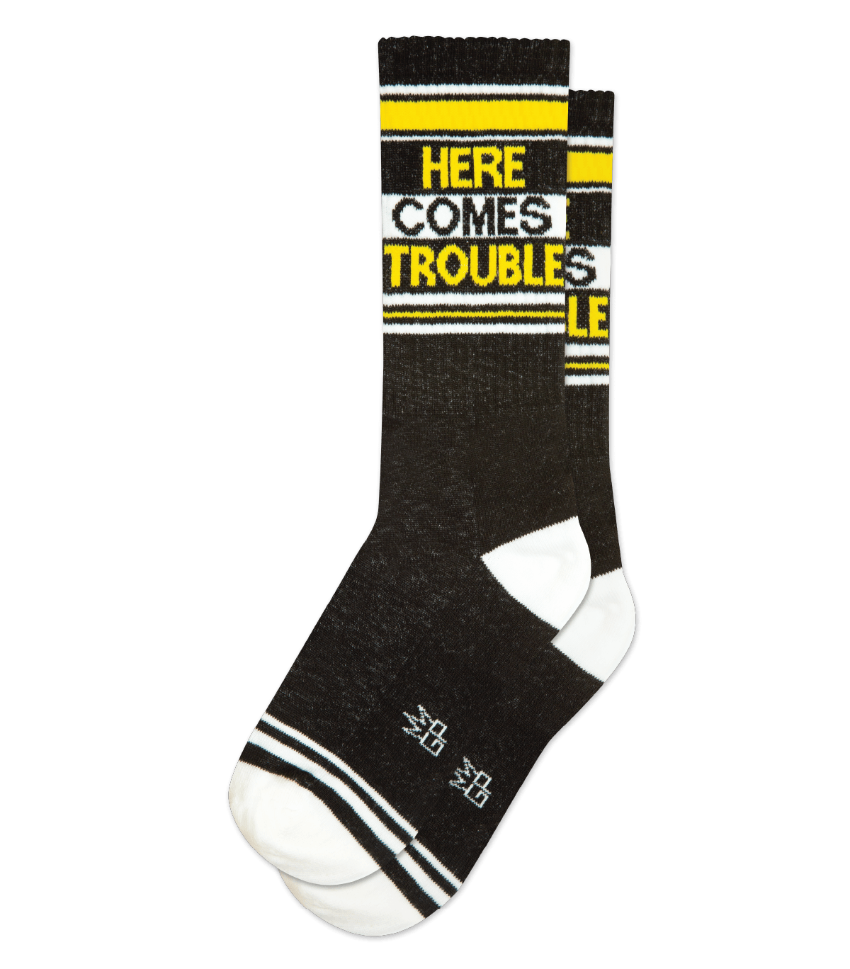 Here Comes Trouble Gym Crew Socks Gumball Poodle