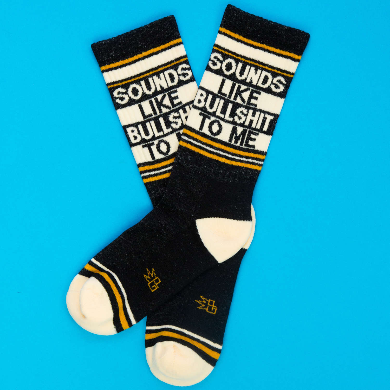 Sounds Like Bullshit to Me - Gym Crew Socks – Gumball Poodle