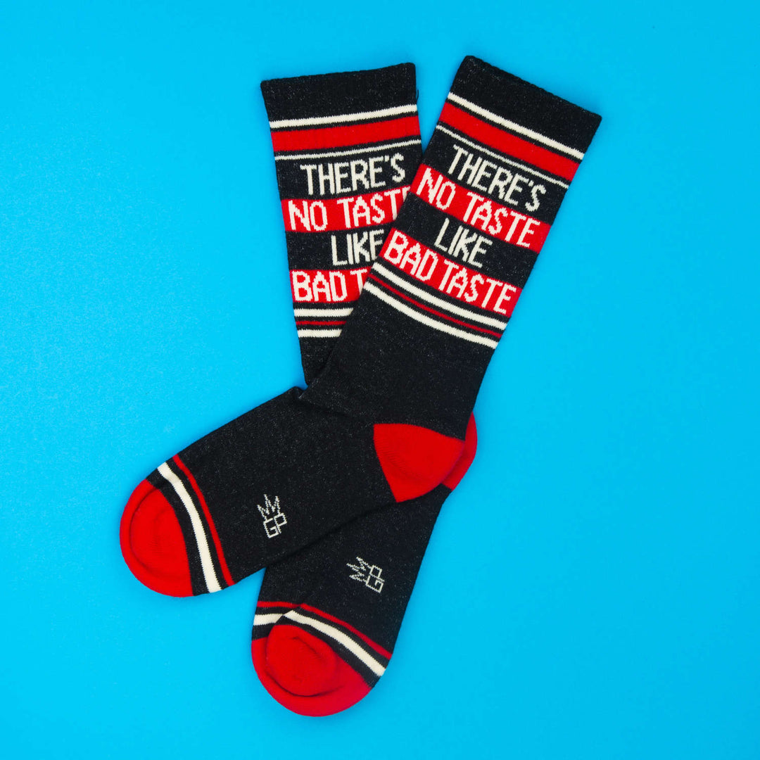 Gumball Poodle Funny Novelty Socks - There's No Taste Like Bad