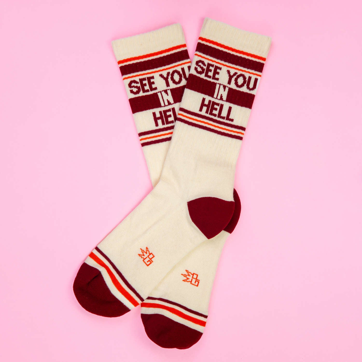 See You in Hell - Gym Crew Socks – Gumball Poodle
