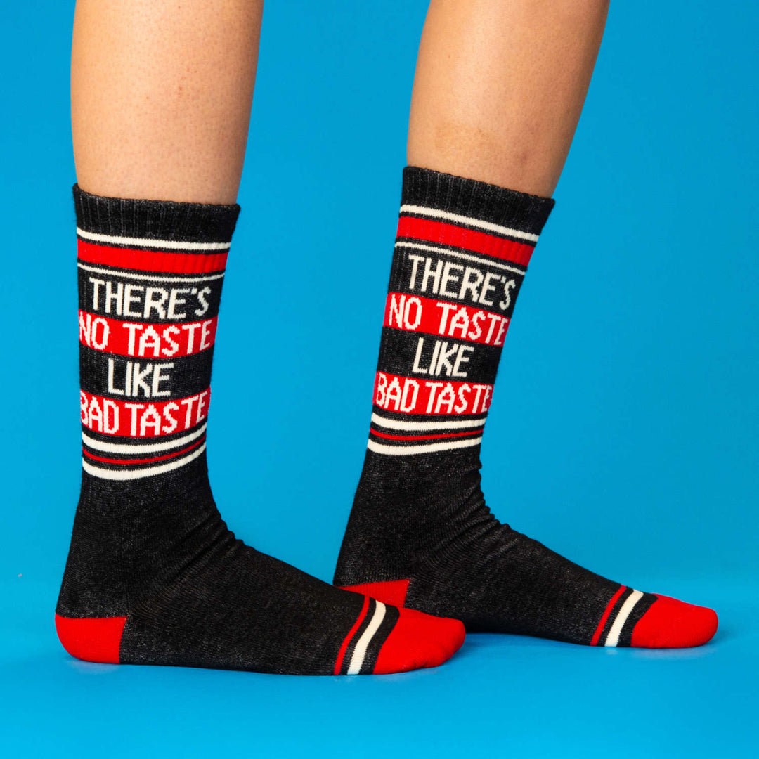 Gumball Poodle Funny Novelty Socks - There's No Taste Like Bad