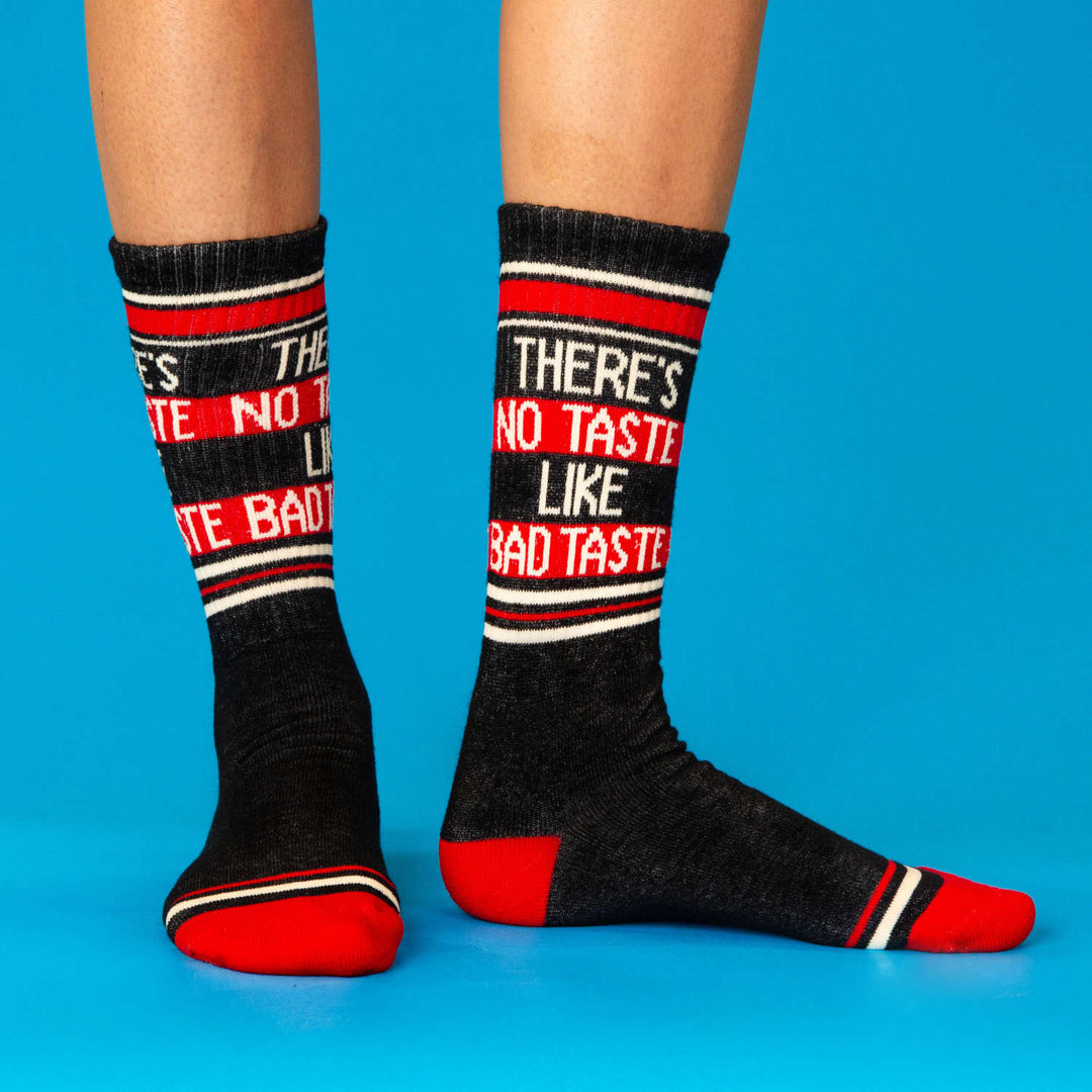 Gumball Poodle Funny Novelty Socks - There's No Taste Like Bad
