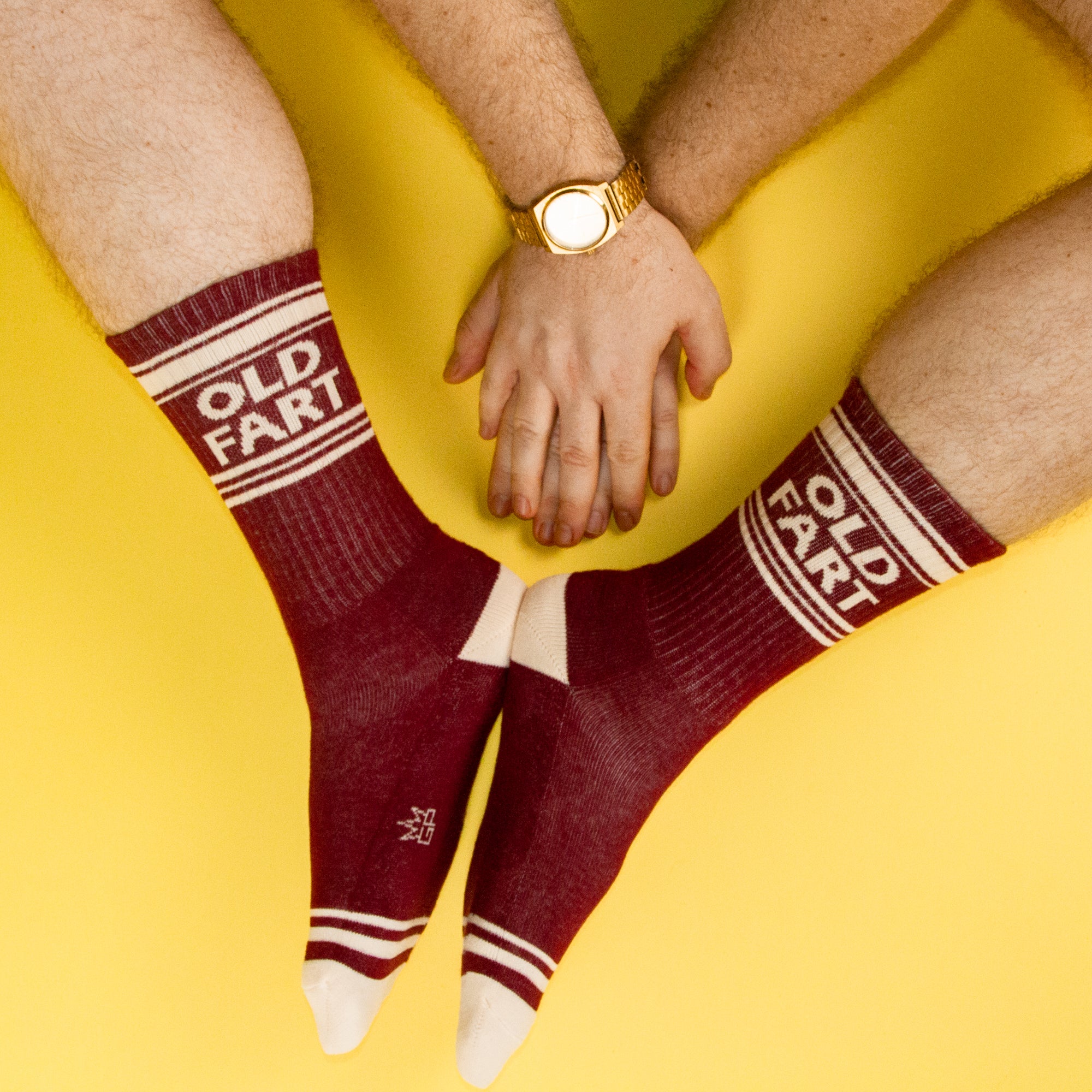 Old Fart - Gym Crew Socks – Gumball Poodle