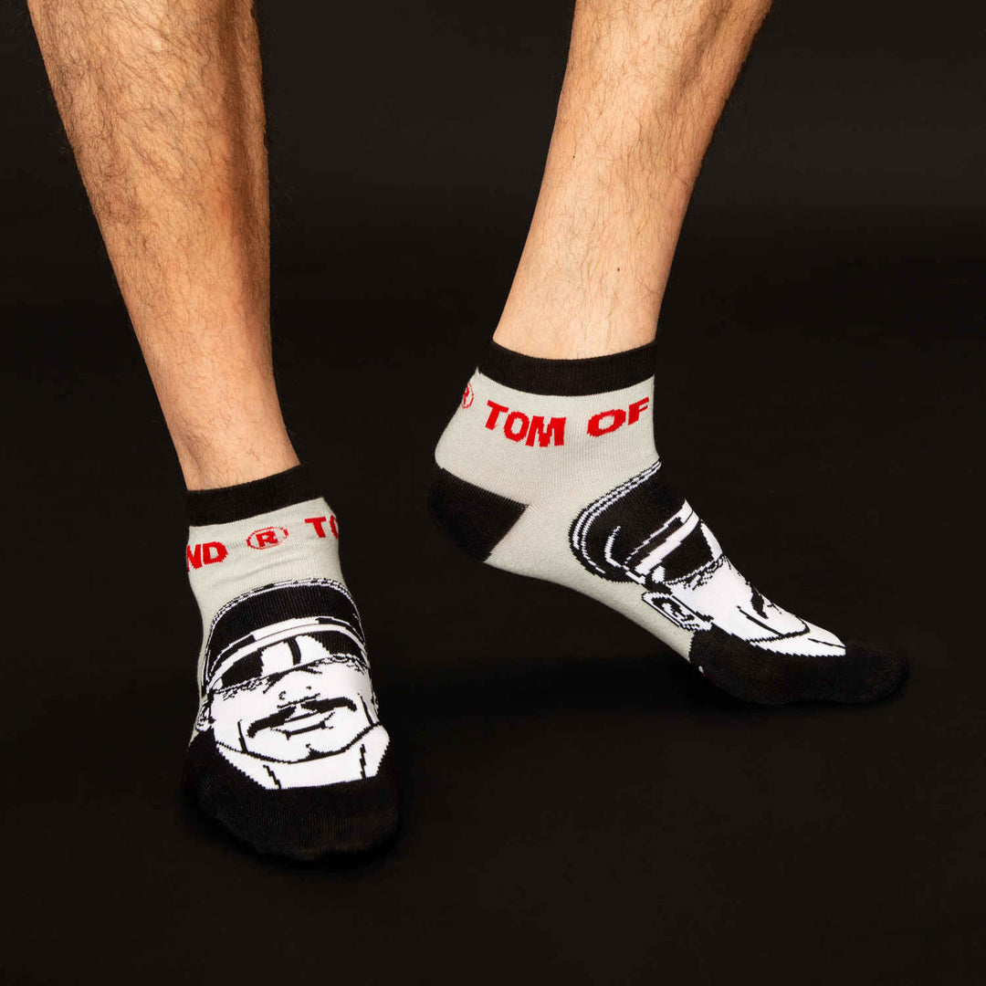 Tom of Finland quarter Quarter Crew Socks Gumball Poodle