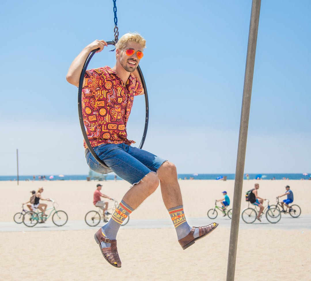 It's OK to Fart - Gym Crew Socks – Gumball Poodle